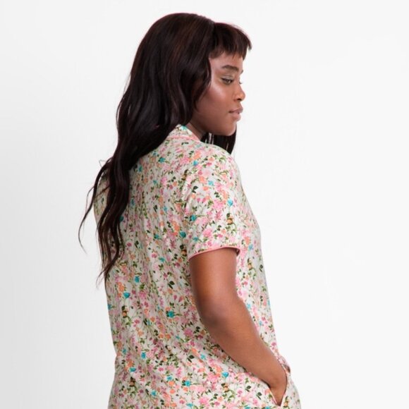 NWT State of Day Women's Fluid Knit Notched-Collar Pajama S - Picture 2 of 3